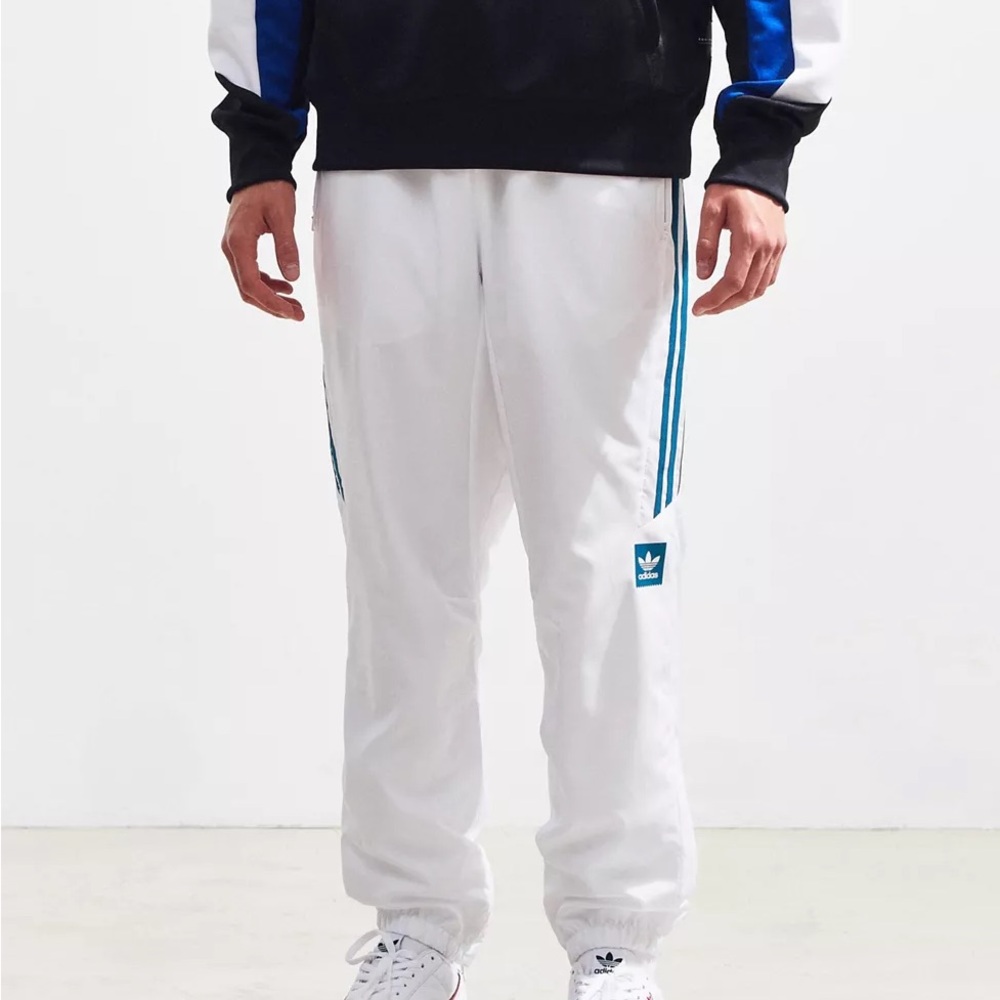 Adidas Men's White Track Pants